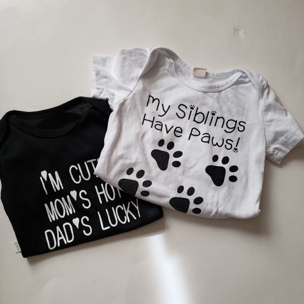 Bundle of 2 Baby Onesies